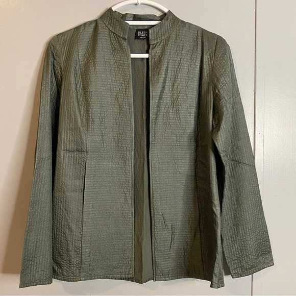 Eileen Fisher Lightweight Silk Blazer Size Small - Picture 1 of 5
